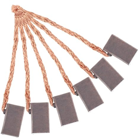 HONMEET Escobillas de Carbón de Cobre para Motor Eléctrico de Coche, 6 Piezas, Repuesto para Elevalunas y Motor de Limpiaparabrisas, Ajuste Preciso y Alta Durabilidad, Tamaño 4x5x8 Mm,