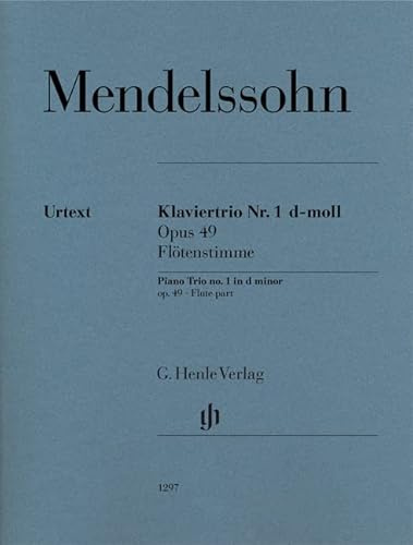 Felix Mendelssohn Bartholdy-Piano Trio Op. 49-Flute, Cello and Piano-SCORE
