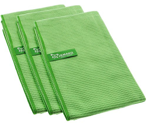 Jemako Trockentücher im 3er Set Gross 45 x 80 cm (Grün)