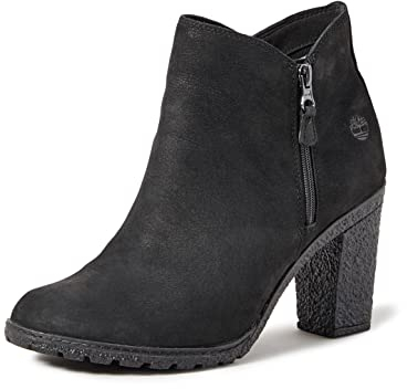 Timberland Tillston Zip Stivali Donna, Nero (Black Nubuck),39.5 EU