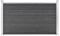 vidaXL Zaunelement Gartenzaun Sichtschutzzaun Lamellenzaun Windschutz Zaun Windschutzzaun Terrasse Stecksystem Lärmschutz WPC 180x105cm Schwarz