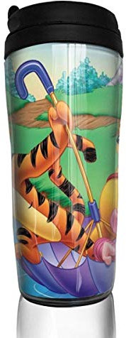 Winnie The Pooh - Tazza termica termica da viaggio, a doppia parete, capacità 340 ml