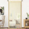 HSYLYM Türvorhang Fenstervorhänge Türdekorationen Raumteiler Dekorationen für Zimmertüren, Wandschrank, Party und Möbel, einteiliges Design 90x245cm Champagner