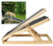 Rampa para Perros y Gatos, Rampa Piscina Perros, Rampa Plegable con Forro Antideslizante, Escalera Perro, Rampa para Escaleras de Madera para Cama o Sofá, 4 Escalones Regulables en Altura