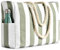oscaurt Large Beach Bag Stripe Women's Tote with Zip Waterproof Beach Bags for Women Handbags for Pool Shopping Picnic Holiday Essentials