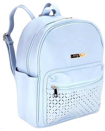 Mayoral Mochila polipiel calada Azul