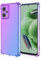 Topme Funda para Teléfono para Redmi Note 12 Pro 5G (6.67 Inches), Funda para Teléfono Móvil con Gradiente de Color Transparente de Silicona Suave de TPU - Azul PúRpura