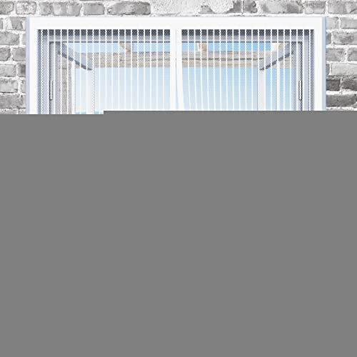 Zanzariera Magnetica Porta Finestra 140 x 90 cm Anti Zanzare Insetti Zanzariera Circolazione Dell'Aria Naturale Autoadesivo Zanzariera Zanzariere Per Finestre Per Finestre Schermo, Bianco