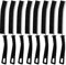 umorismo 8 Stück Spaltreinigungsbürste, Multifunktionale Fugenreinigungsbürste,Hard-Bristled Crevice Cleaning Brush,Multifunktionale Reinigungsbürste für Küche