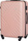 Xonic Design Reisekoffer - ABS Hartschalen Koffer mit 360° Leichtlauf-Rollen - hochwertiger Trolley mit Zahlenschloss in M-L-XL oder Set (Pastell Rosa, XL)