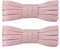 7STROBBS 2 Paia Lacci Scarpe Rosa Chiaro da Sneakers,Stringhe Scarpe Piatti Rosa Chiaro da Ginnastica Larghi 8mm per Alte Air Force 1,Pale Pink Shoelaces,160cm