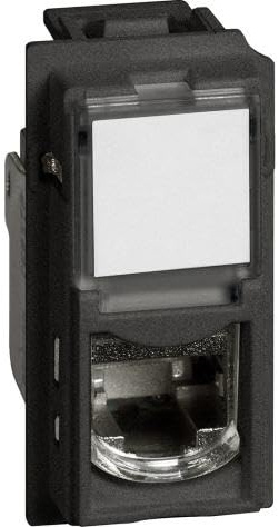 Prise RJ45 cat.6 FTP Living Now 1 module - noir (BTKG4279C6F)