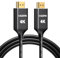 Highwings Cable HDMI largo 4K de 6 m | Cable HDMI 2.0 con clasificación CL3 | Compatible con HDR10 8/10bit 18Gbps HDCP2.2 ARC | Cable blindado HD de alta velocidad | Compatible con laptop, PC, HDTV
