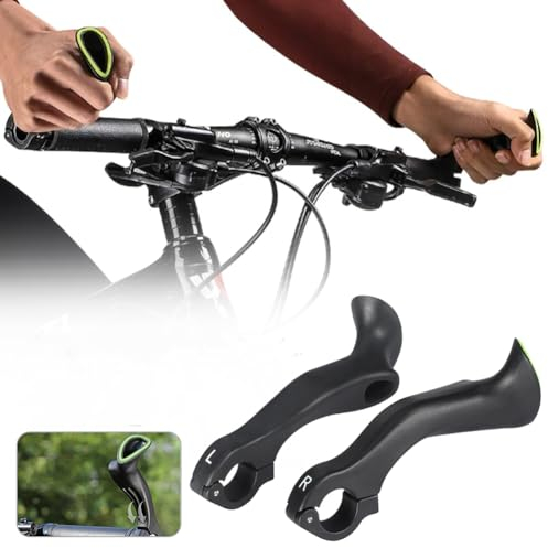 YOUNICE Fahrrad Lenkerhörnchen Ergonomisch Fahrradgriffe Lenkerendgriff 21.8-22.2mm Lenker Lenkergriff für MTB Rennrad Cross-Country Fahrrad