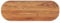 vidaXL Tischplatte, Holzplatte Holztischplatte Oval, Möbelplatte Platte für Beistelltisch Bartisch, Massivholzplatte Schreibtischplatte Ersatzplatte, 110x40x3,8cm Massivholz Akazie