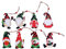PRETYZOOM 8St Weihnachtsanhänger aus Holz Weihnachtsanhänger zum Aufhängen Weihnachtsdekorationen Christbaumschmuck Ornament Weihnachtsgruß-Anhänger Foto-Requisiten hölzern