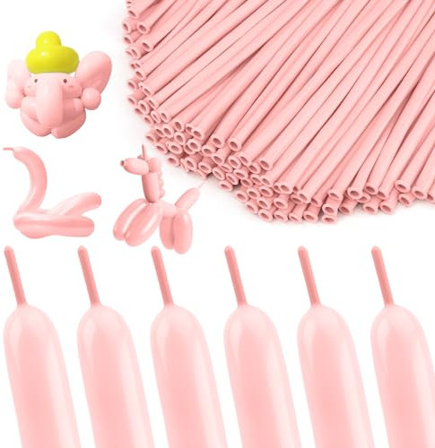 Ballon Rose Pastel Stitch Anniversaire - Déco Fille, Animaux, Gonflables, Longs, à Sculpter, Formes et Magiques - 100 Pièces