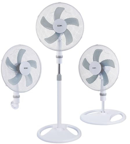 EDM Ventilador 33530 Blanco 45 W 3 en 1