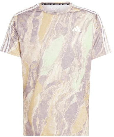 Adidas T-Shirt (Short Sleeve) Move for The Planet Airchill T-Shirt, Crystal Sand/Preloved Fig/Semi Green Spark/Oat, IN2985, L