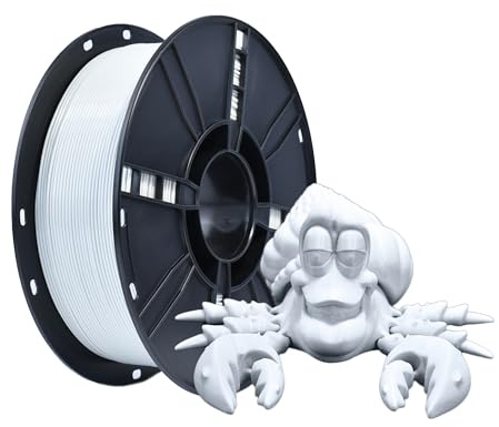 iBOSS PETG Filament 1,75 mm, Spule mit 1 kg (2,2 lbs), 3D-Drucker-Filament, PETG-Filament, Maßgenauigkeit +/- 0,02 mm, 3D-Druck-Filament für 3D-Drucker, Petg Hellgrau