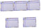 5 Stück 1 Englischer Versionsplan Monatlicher Schreibtischplaner 12 Monate Wandkalender Monatsplaner Mini-flip-desktop-kalender Zeitplan Kalender Tagesplanungskalender Blue Papier HOODANCOS