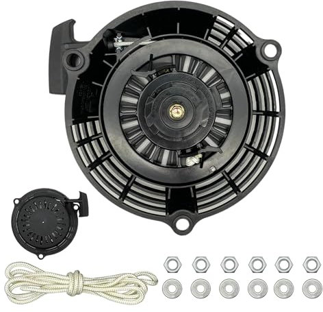 YGQ Pull Start Assembly for Honda GCV135 GCV160 GCV190, 28400-Z0L-V20ZA Black Recoil Starter for GCV 160 Lawn Mower Pressure Wahser