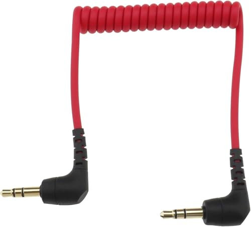 MODOVER 3.5mm Microphone Cable Replacement, Compatible with Rode Wireless Go, VideoMic GO 2, VideoMicro, 3.5mm Male to Male TRS to TRS Audio Microphone Aux Cable