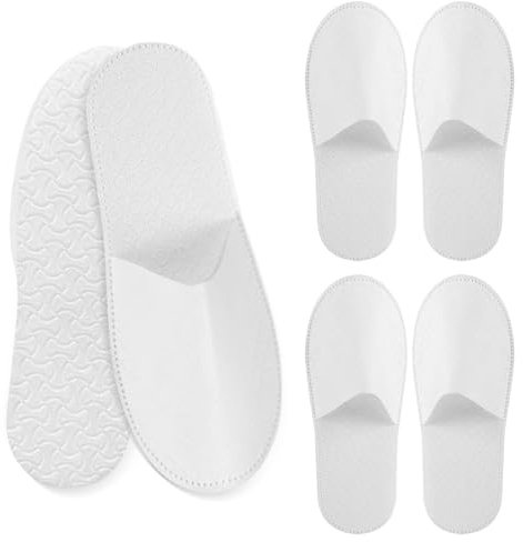 LTMMC 2 Pairs Disposable Slippers - Women & Men Indoor Slippers for Guests, Hotels, Spas & Bathrooms