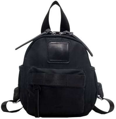 FUXIU Rucksack im japanischen Stil für Studenten, leichte und praktische Schultasche, Reise, Tagesrucksack, modischer Rucksack, Schwarz