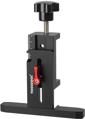 TOOLCOOL Cabinet Door Installation Positioner Installation Jig Tool Aluminum Alloy Cabinet Door Mounting Jig for Hassle-Free Hanging Cabinet Doors