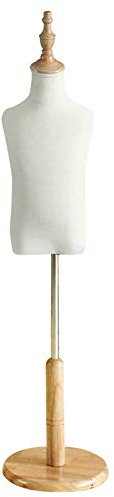 GLJTUO Schaufensterpuppe Schneiderpuppe Torso Schneiderpuppe Torso Schneiderpuppe Kinder Schaufensterpuppe Holz Schneiderpuppen 2-8 Jahre Alt Kinderbekleidungsgeschäft Show,C-L