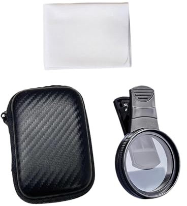 CPL-Objektiv-Set für Smartphones, 52 mm, Blendschutz, Polarisator zum Entfernen unerwünschter Reflexionen, mit Clip, kreisförmige Polarisationslinse