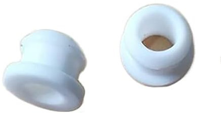 1/2pcs 4.5mm-50.6mm Silicone Rubber Snap-on Grommet Hole Plugs End Caps Bung Wire Cable Protect Bush White(5.5mm(Bore 3mm)-5pcs)