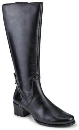 regarde le ciel JOLENE 22 high boots in black - Women, Black/White, 8 UK