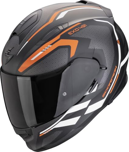 SCORPION EXO-491 KRIPTA Black-Orange-White XXL