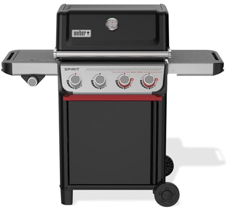 Weber Spirit E-435 Gasgrill, Schwarz, 4 Brenner, mit Sear Zone