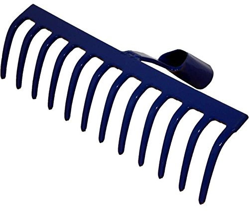 Freund-Victoria 26216 Straßenrechen, 16 Zinken, blau, 22 x 52 x 13 cm