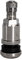 Metallventil/Stahlventil MS525 (TR416) Messing für Aluminiumfelgen mit 11,3 mm Felgenloch – Mutter mit SW 11 inkl. Unterlegscheibe - Beutel á 4 Stück (Silber, 4 Stück)
