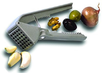 Presse-tout extracta professionnel. Pour ail (grille spéciale jointe), oignon et persil.