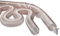 Norres 30100800000-0000001000 Tuyau d'aspiration Antistatique-Diamètre : 80 mm-10 m, Blanc, 10m