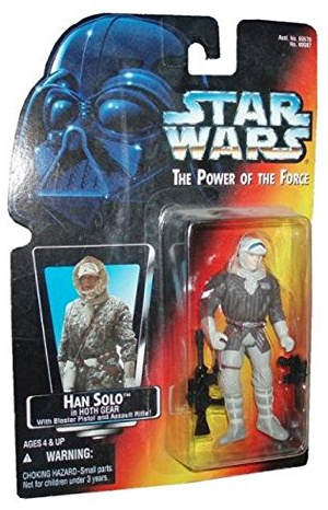 Star Wars Action Figure 69587 - Han Solo Hoth Gear in with Blaster Pistol and Assault Rifle