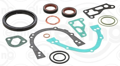 ELRING 670.720 Dichtungssatz Kurbelgehäuse mit Wellendichtring-Kurbelwelle ohne Ölwannendichtung Kompatibel mit VW Caddy III Kombi 2KB, 2KJ, 2CB, 2CJ 028198011D 028198011E 1004926