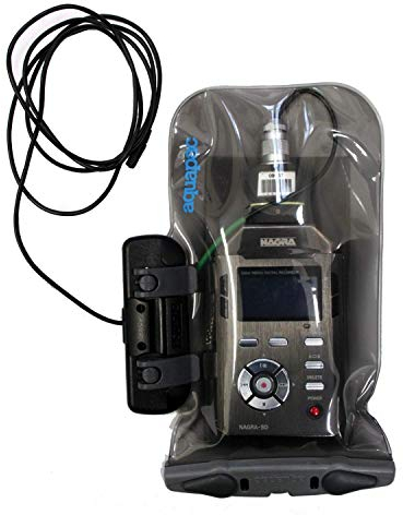 Aquapac Waterproof Radio Microphone Case Medium, Eco Friendly, 5 Year Warranty, Made in The UK, Professional Sound Engineer, Wired Specialist Electronic Devices