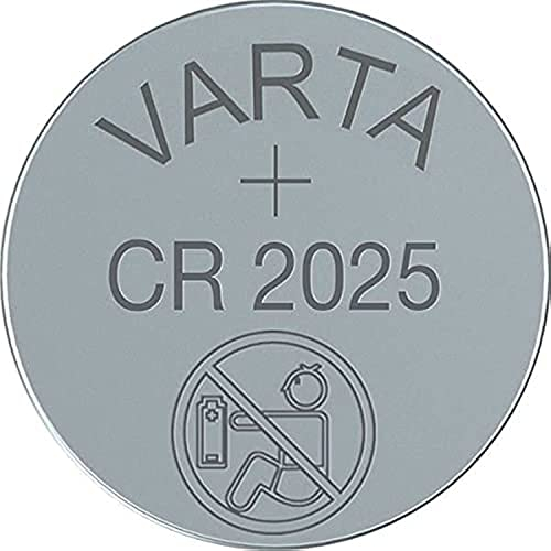Varta – Pulsante della cellula di litio, CR2025/DL2025/5003LC/E-CR2025/SB-T14/280 – 205, 3 V – 1 pezzo