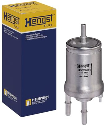 HENGST - Kraftstofffilter H155WK01 - Hochwertiger Kraftstoff-Leitungsfilter für KFZ - Entfernt Staub und Schmutz aus Otto- oder Dieselmotoren - Schützt das Einspritzsystem