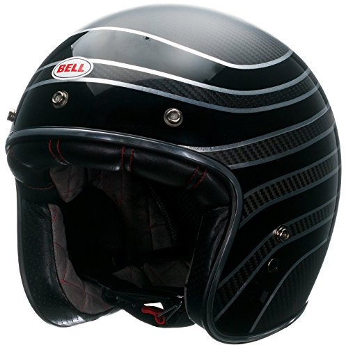 Bell Powersports Custom 500 Motorradhelm, Schwarz (Carbon RSD Talladega), XS