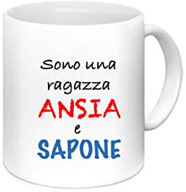 le herisson Tazza Mug Sono Una Ragazza Ansia e Sapone Regalo Simpatica Divertente Ragazza Ragazzo collega Lavoro -00986