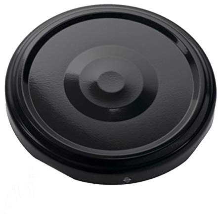 Lot de 32 capsules couvercles bouchons 82 mm noires Stérilisables avec Flip pour pots et bocaux en verre - IRIOS -