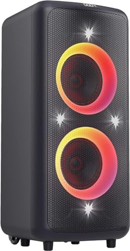 F&D PA300 Optical, Altavoces Multimedia Bluetooth para Ordenador con Control Remoto, Pantalla LED, Radio FM, USB para Karaoke (Multicolor)
