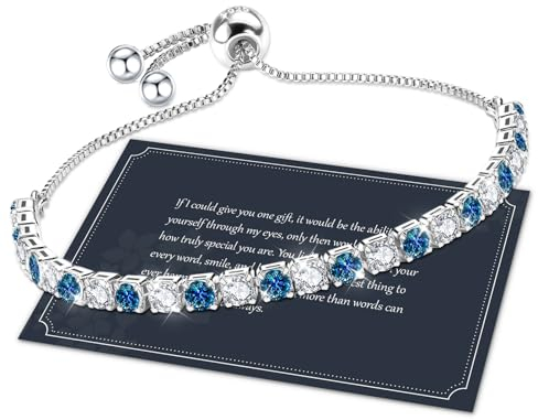 Tennisarmband Silber, Tennis Armband Damen Silber 925 Armbänder Damen Kristall Armband Silber 925 Damen Glitzer Armband Zirkonia Schmuck Damen, Muttertagsgeschenke für Mama Geschenk Muttertag